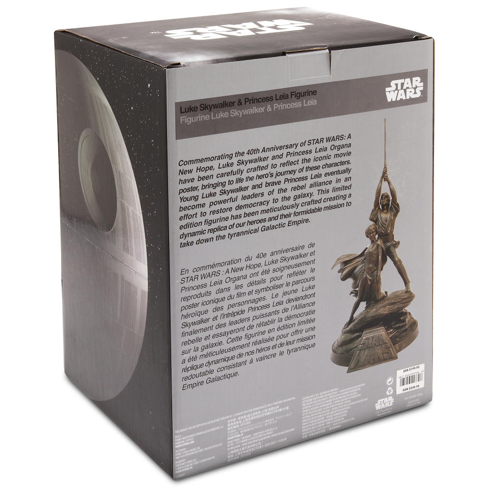 Figurine Packaging, Back