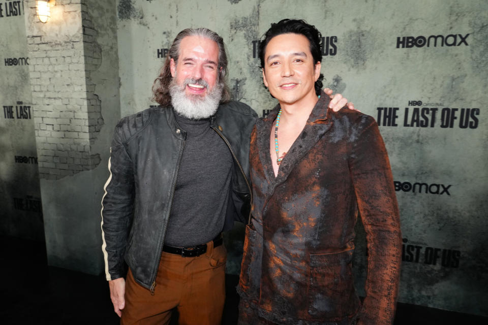 Jeffrey Pierce and Gabriel Luna on the red carpet