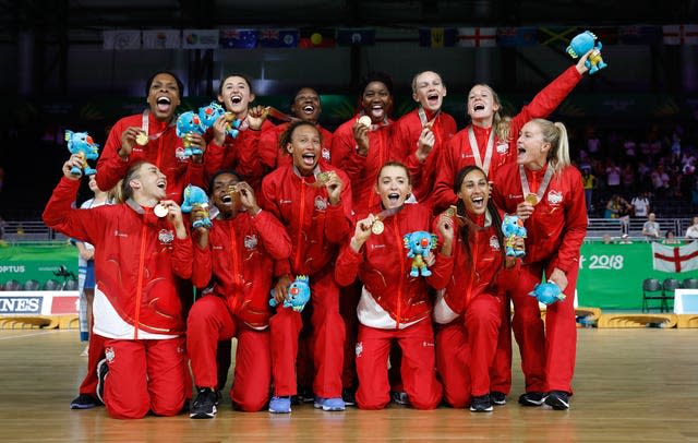England won Commonwealth Games gold in 2018 (Martin Rickett/PA)