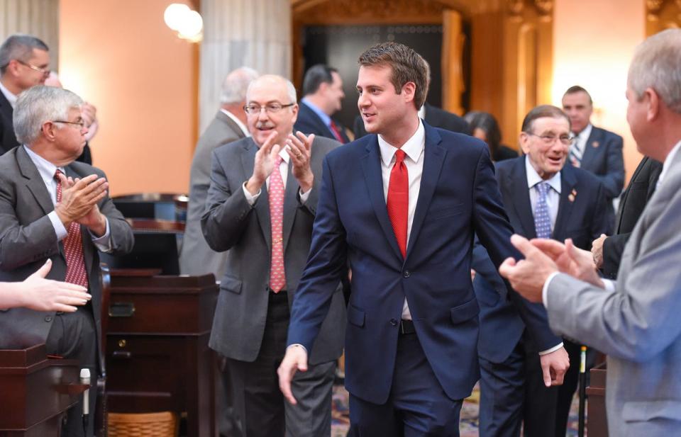 Ohio state Rep. Derek Merrin, R-Monclova, was expected to become the next House Speaker until 22 members of his party broke away to vote with Democrats and pick someone else.