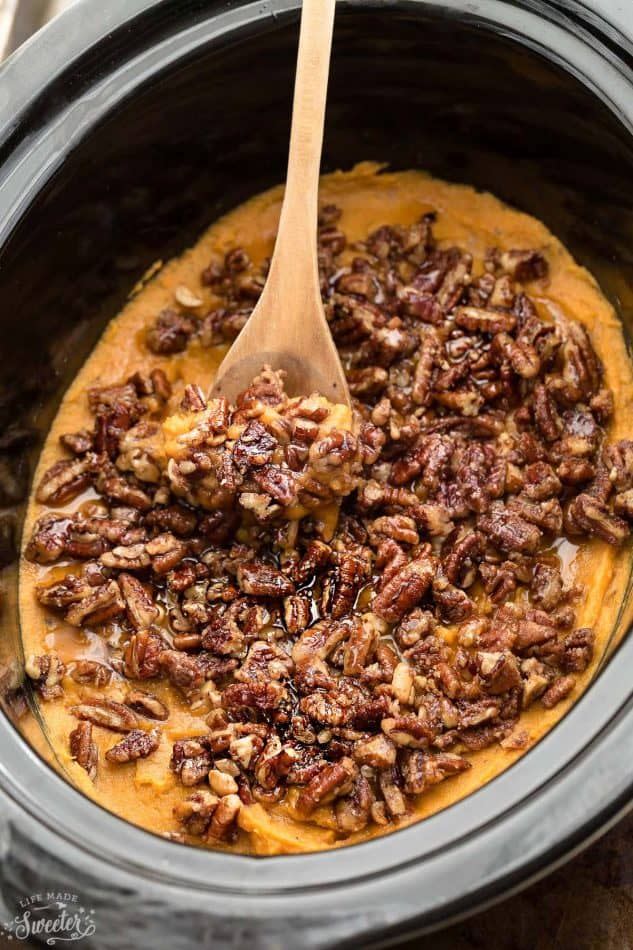 Slow Cooker Sweet Potato Casserole