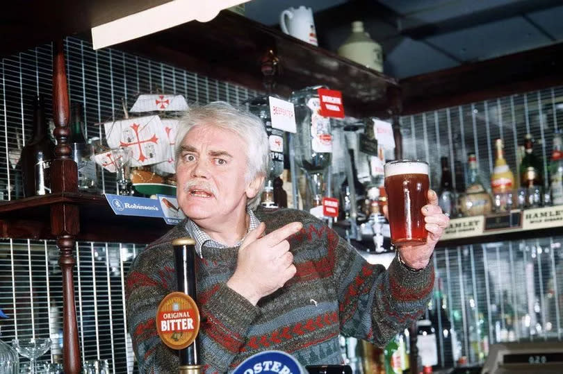 Anthony Booth was brought in to play a pub landlord in ITV's Albion Market, January 1986