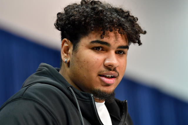 Tristan Wirfs of the Bucs is living a small-town kid's dream