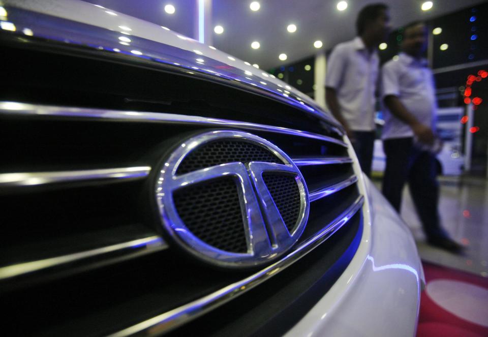 <p><b>Tata</b></p>A circled capital T is the corporate identity of Tata Motors. It is India's largest automobile company and Jaguar Land Rover, Tata Marcopolo Motors and Concorde Motors are among its many joint ventures, subsidiaries and associate companies.<p>(Photo: Reuters Pictures)</p>