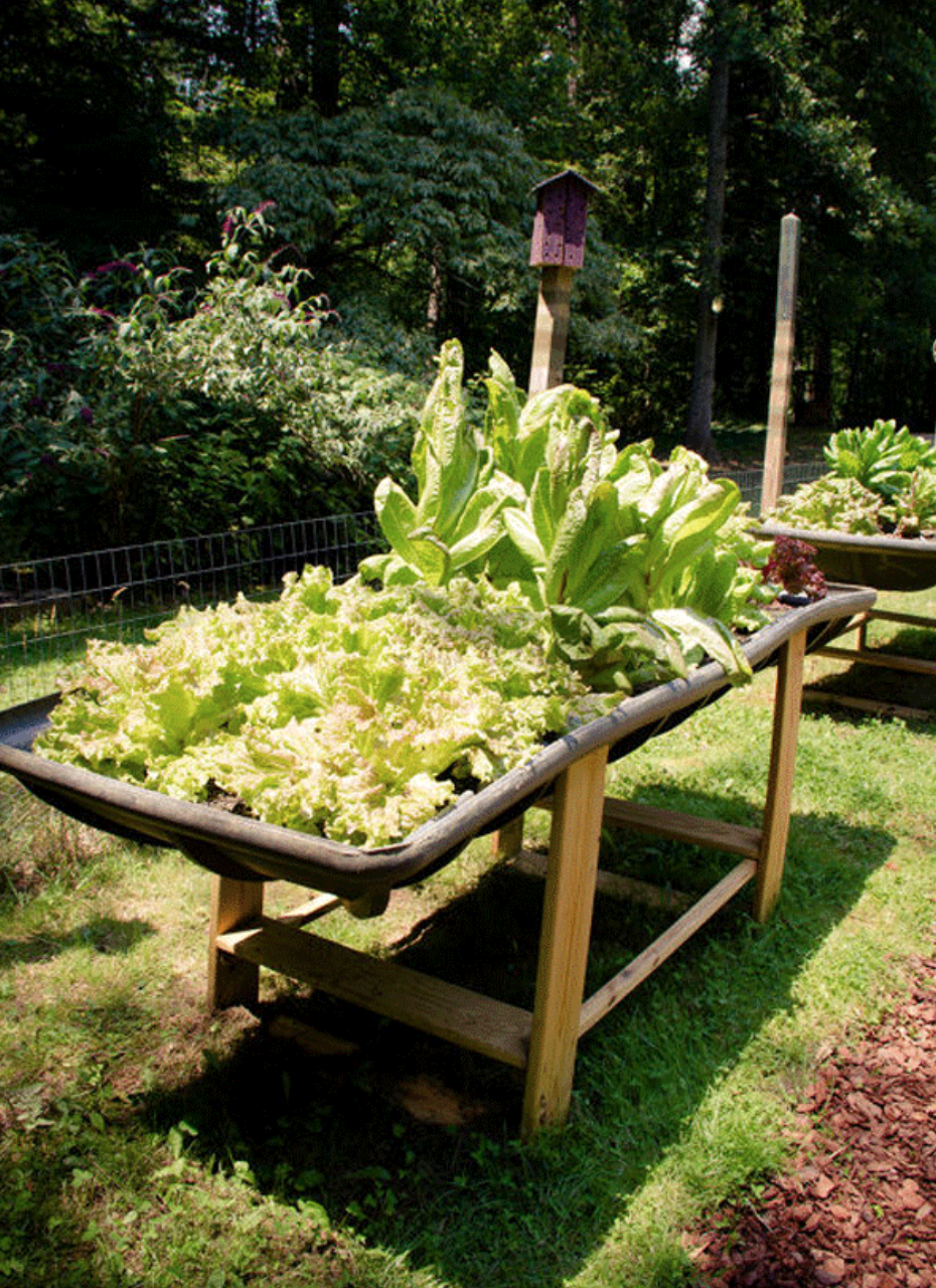 raised bed ideas soil mixing bins