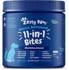 Zesty Paws Senior Advanced Multifunctional Supplement for Dogs