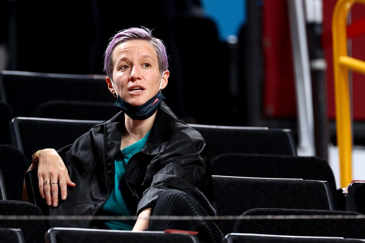 La futbolista Megan Rapinoe y otras importantes deportistas instaron el lunes a la Corte Suprema de Estados Unidos a proteger el derecho al aborto. (Foto: Reuters)