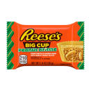 <p>Loaded with peanuts and peanut butter and coated with <a href="https://www.hersheyland.com/products/reeses-holiday-peanut-brittle-miniatures-peanut-butter-cups-9-oz-bag.html" rel="nofollow noopener" target="_blank" data-ylk="slk:peanut brittle-flavored creme;elm:context_link;itc:0;sec:content-canvas" class="link ">peanut brittle-flavored creme</a>, this candy is crunchy, flavorful and holiday-themed. </p>