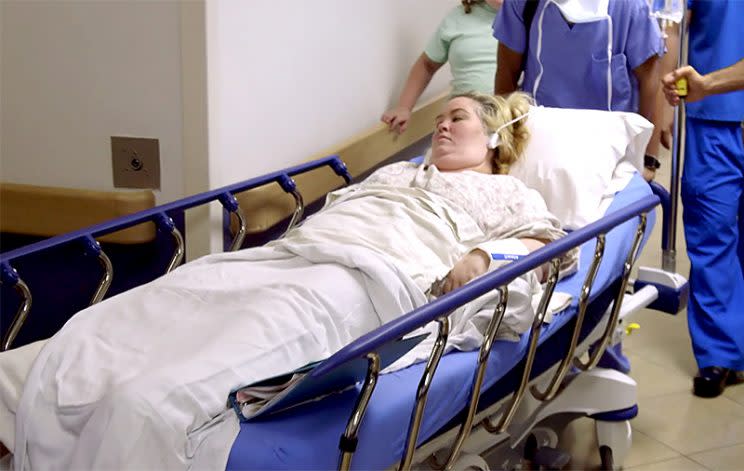 Mama June heads into surgery. (Photo: WE tv)