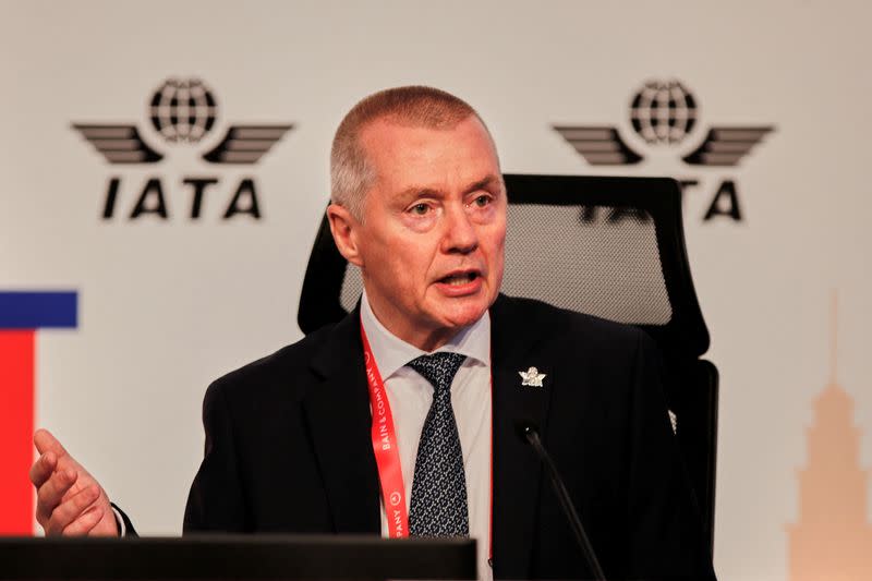 Director General Walsh speaks during IATA annual meeting in Istanbul