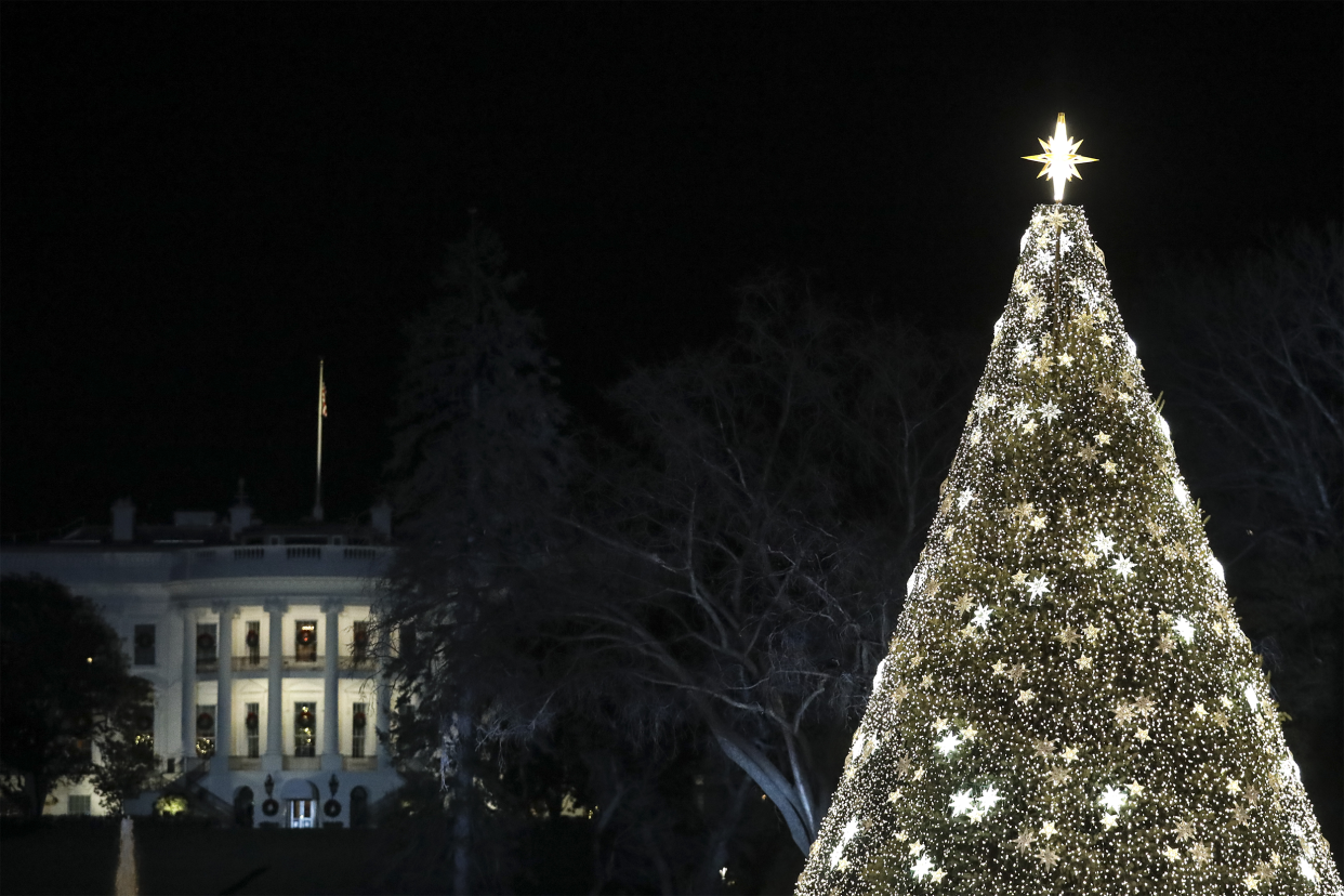 President Trump Participates In 97th Annual National Christmas Tree Lighting Ceremony