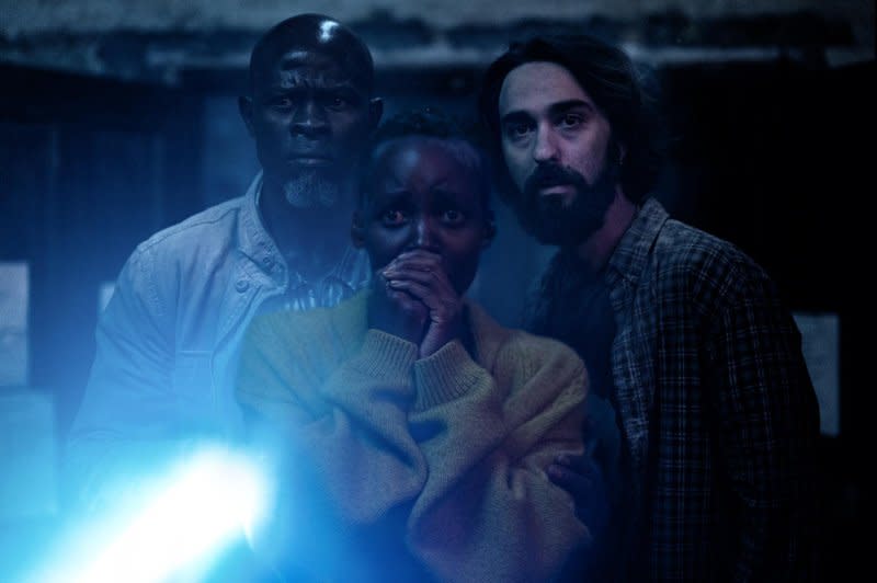 From left to right, Djimon Hounsou, Lupita Nyong'o and Alex Wolff star in "A Quiet Place: Day One." Photo courtesy of Paramount