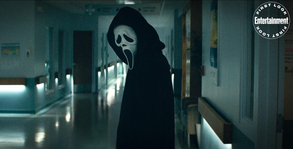 Ghostface in Paramount Pictures and Spyglass Media Group's "Scream."