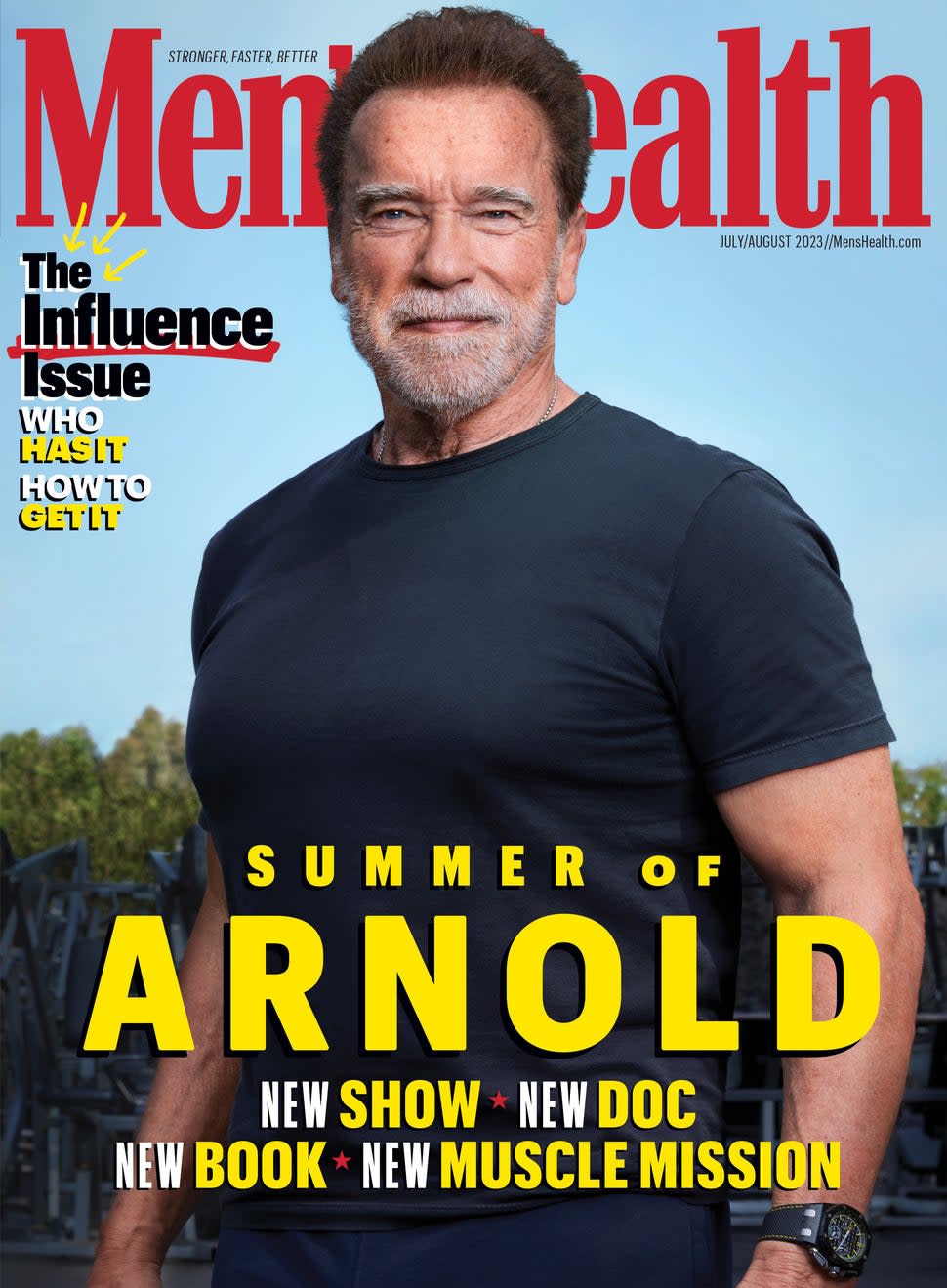 Arnold Schwarzenegger Men's Health Cover