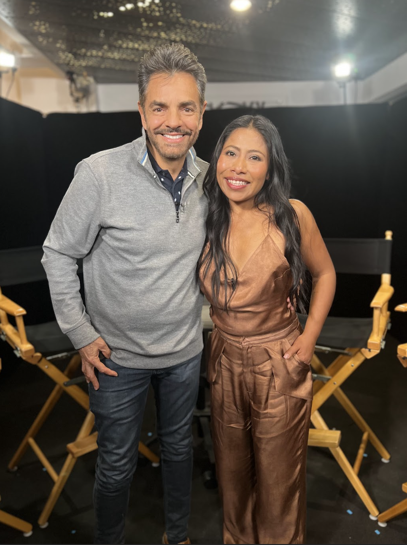 Yalitza Aparicio and Eugenio Derbez