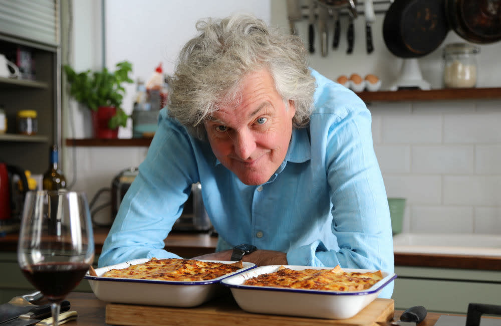 James May was reportedly rushed to hospital after crashing a car into a wall at 75mph when a stunt went haywire credit:Bang Showbiz