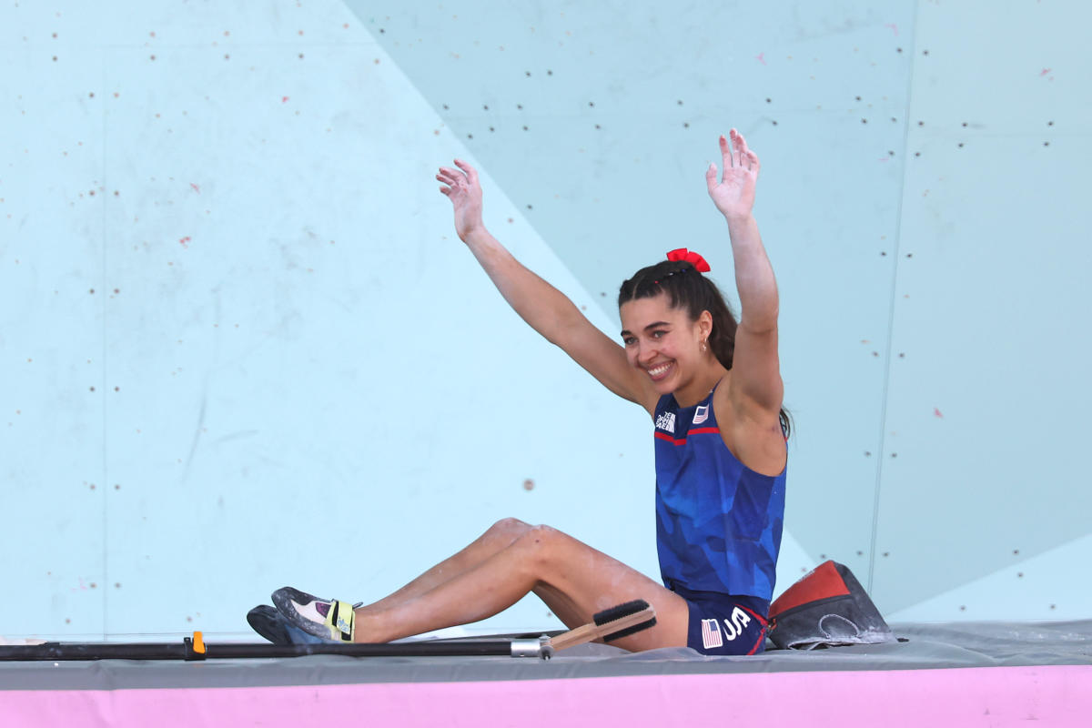 Olympic Games in Paris: Brooke Raboutou wins silver in bouldering and women’s lead