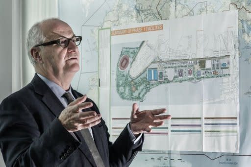 Michael Lynch, chief executive of the West Kowloon Cultural District Authority, during an interview in Hong Kong. Lynch, the Australian former director of the Sydney Opera House who is in charge of the whole Kowloon development, said the Uli Sigg donation was a breakthrough