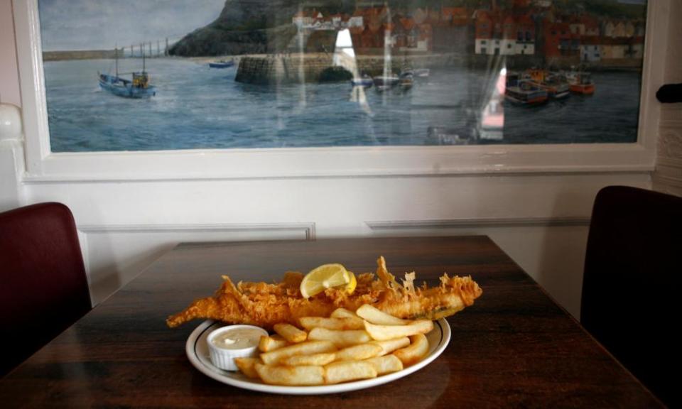 The Magpie Cafe in Whitby, North Yorkshire. Fish and Chips ofm best value list