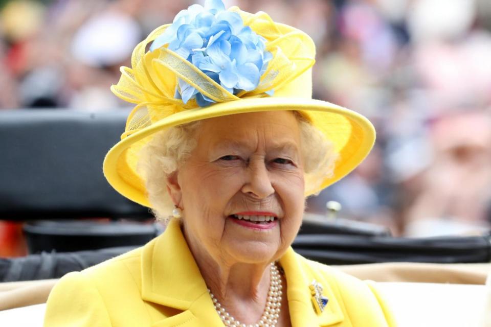 Queen Elizabeth II arrives by carriage to Royal Ascot on day one (Getty Images)