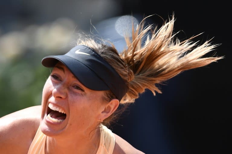 Maria Sharapova showed glimmers of her best with a run to the semi-finals in Rome