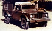 <p>There's no cooler '60s pickup truck than the Kaiser M715. Developed as a ton-and-a-quarter-capacity military truck, the 715 was based on the civilian Jeep Gladiator pickup but upgraded with beefy Dana 60 and 70 axles, ultra-low 5.87:1 gears, and a tough and low-geared Warner T-98 four-speed manual. These trucks could crawl a trail like, well, a Jeep, and hit 55 mph on the highway thanks to the 231-cid overhead cam inline-six.</p>