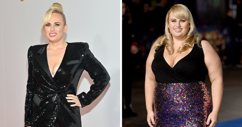Rebel Wilson now and then.