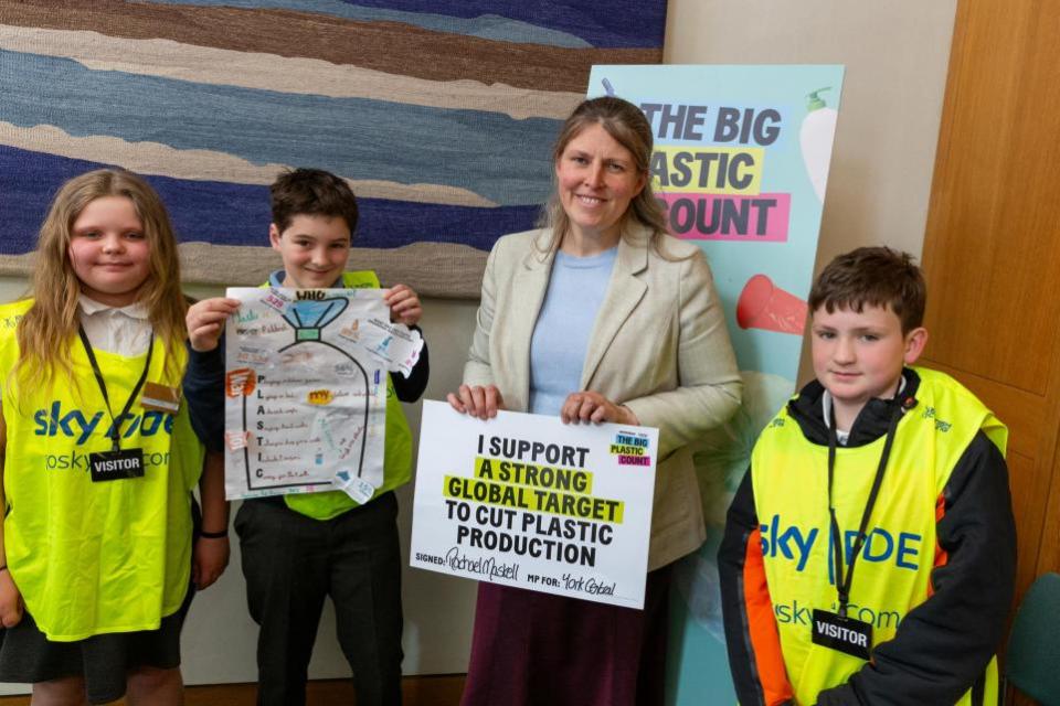 York Press: Poppleton Road Primary School students meet York Central MP Rachael Maskell