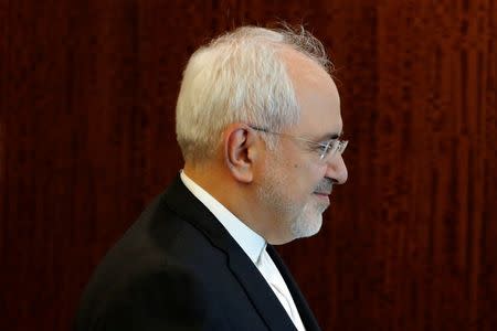Iran's Foreign Minister Mohammad Javad Zarif arrives for a meeting at the U.N. headquarters in New York City, U.S., July 17, 2017. REUTERS/Lucas Jackson