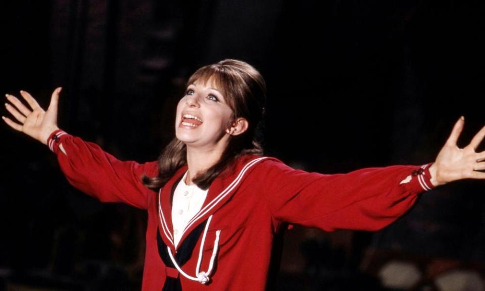 Barbra Streisand in Funny Girl.