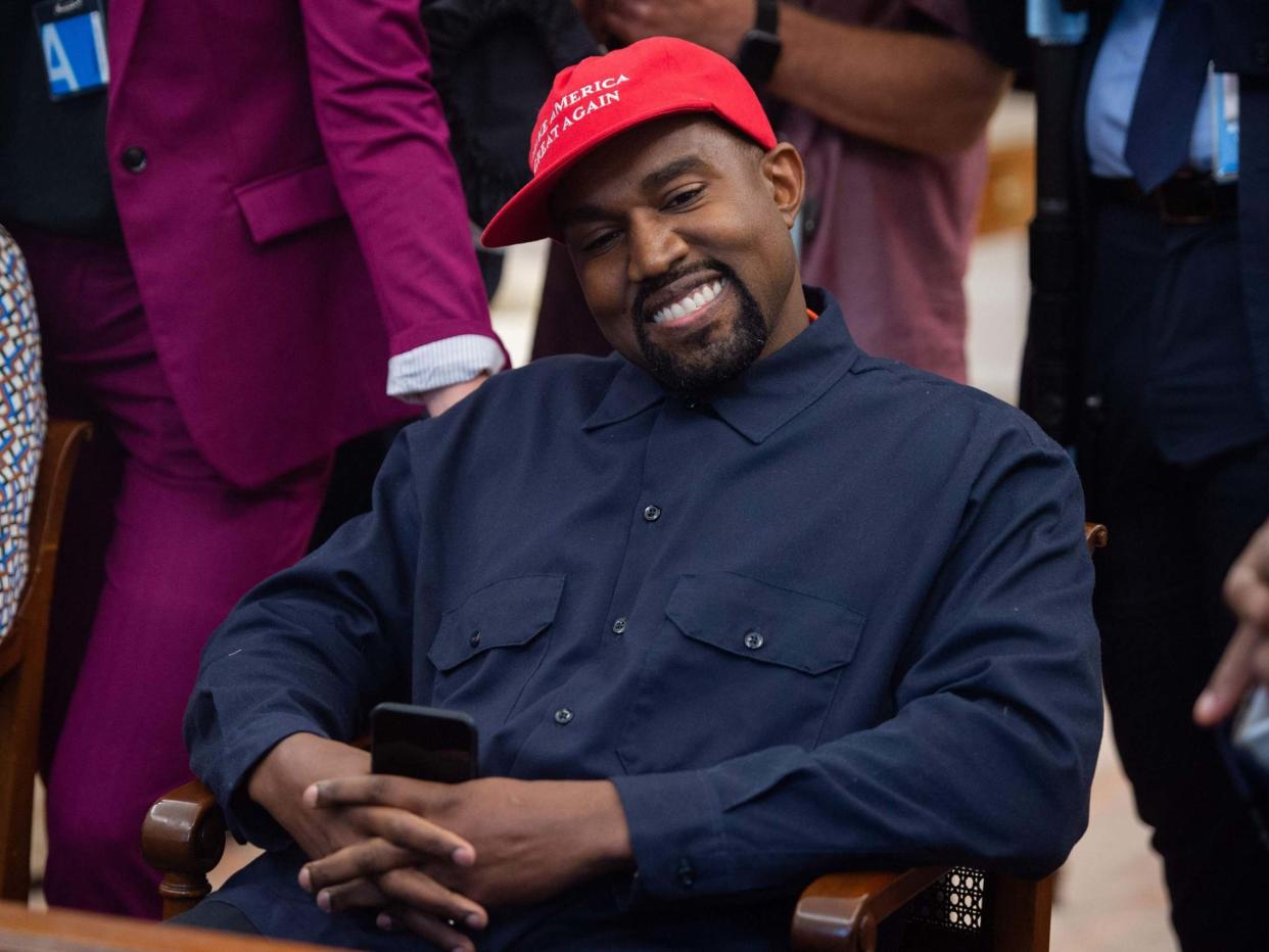 Rapper Kanye West used PPP loan scheme: AFP via Getty Images