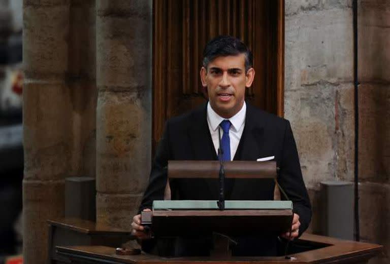 La lectura del primer ministro Rishi Sunak