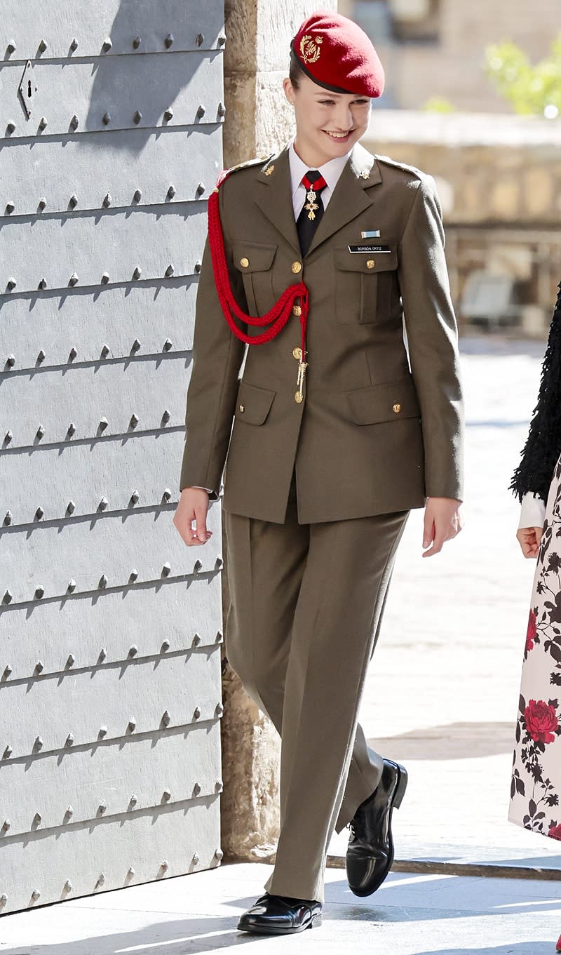 La princesa Leonor confía en su peinado con trenzas favorito