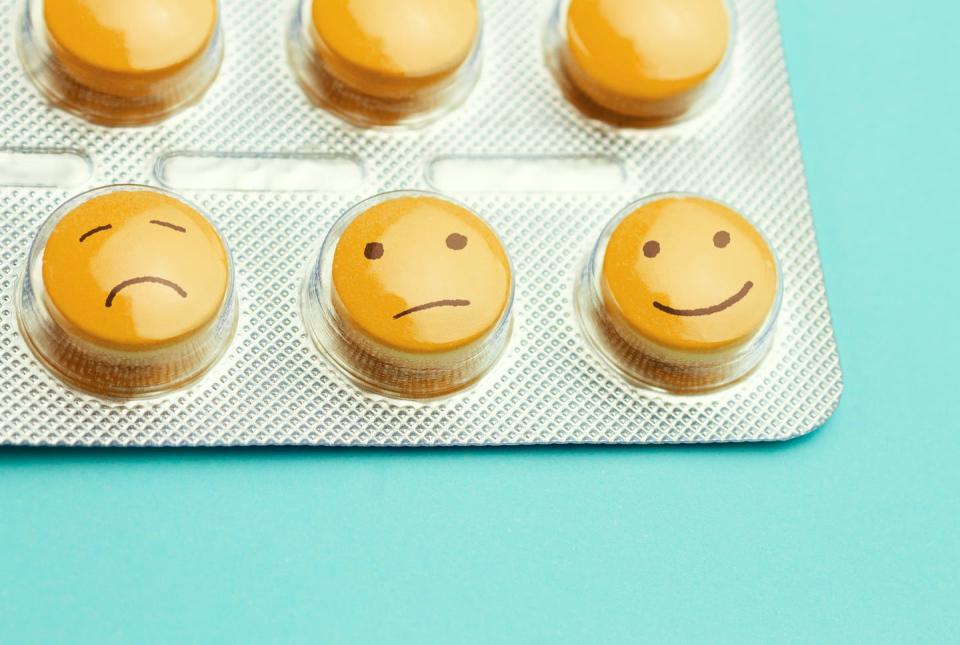 <a href="https://www.shutterstock.com/image-photo/orange-pills-funny-faces-blister-on-1020641407" rel="nofollow noopener" target="_blank" data-ylk="slk:TanyaJoy / Shutterstock;elm:context_link;itc:0;sec:content-canvas" class="link ">TanyaJoy / Shutterstock</a>