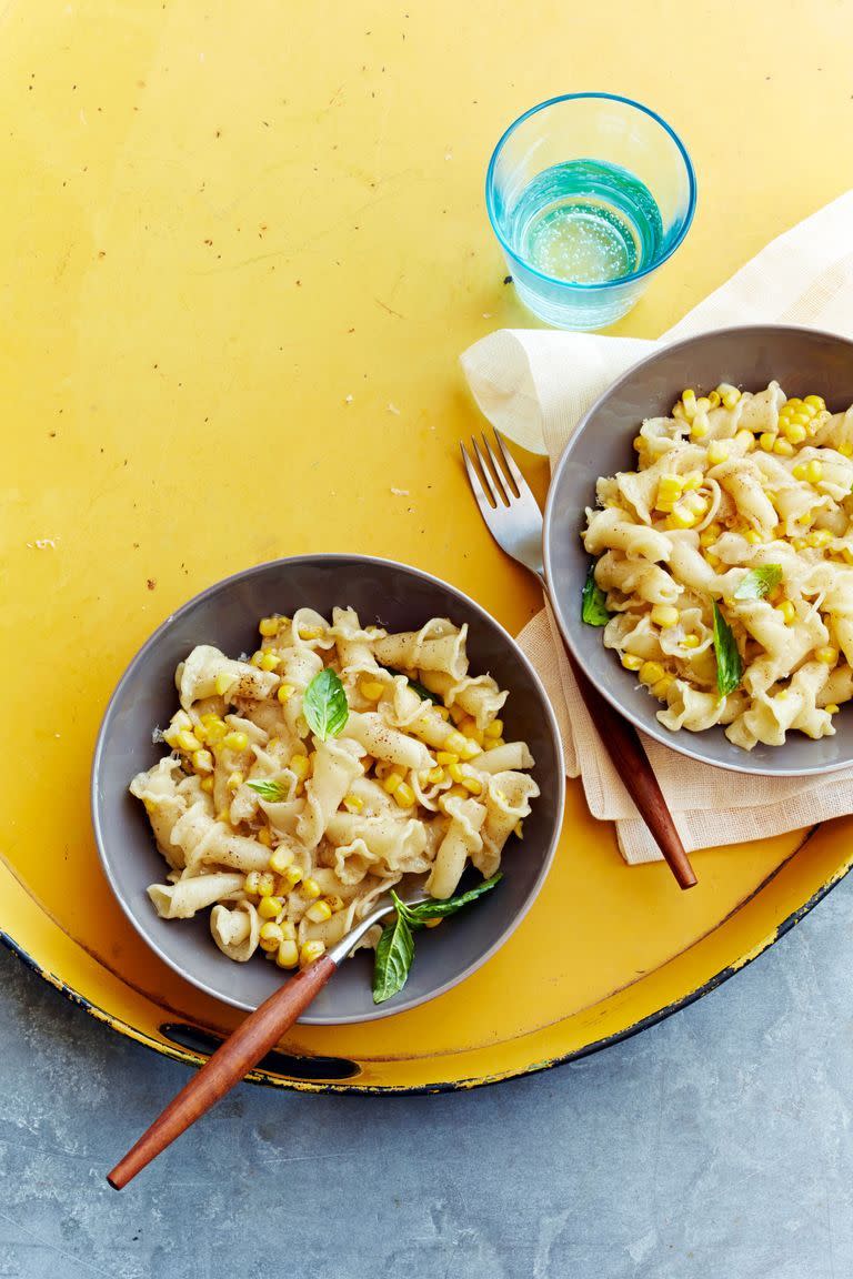 Brown Butter and Corn Pasta