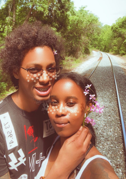 Malique Richardson, left, poses for a photo with Brittany Kimm, right. Richardson, 24, was shot and killed early Friday morning while inside Kimm's apartment.