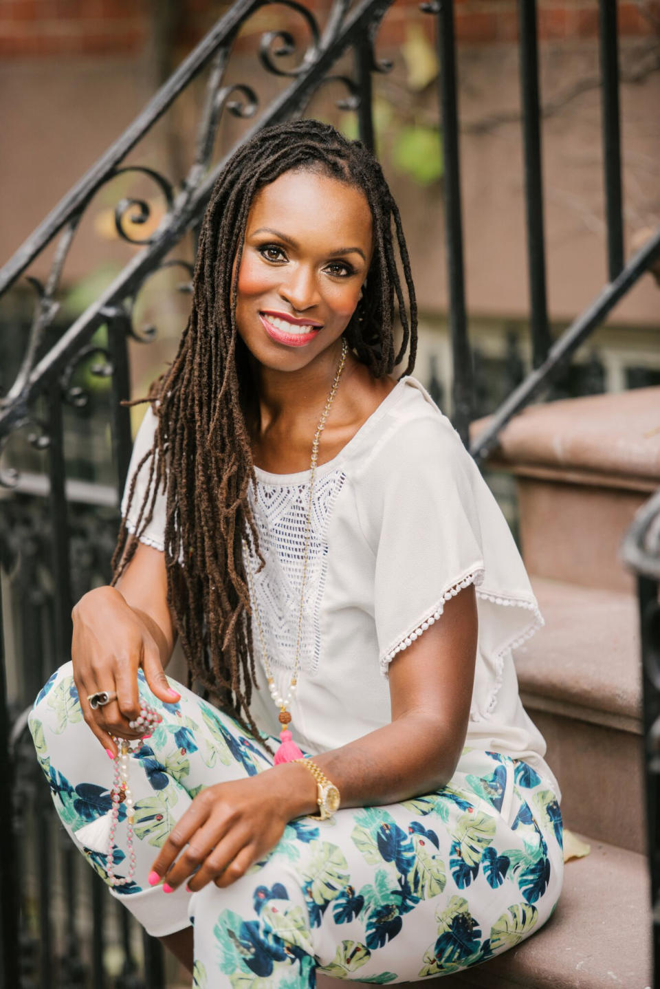 Latham Thomas is a celebrity wellness and lifestyle expert who is passionate about helping women embrace optimal health and spiritual growth. She also was named one of Oprah Winfrey’s SuperSoul 100 and has a new book focusing on enriching your inner glow coming in September. (Photo: Latham Thomas)