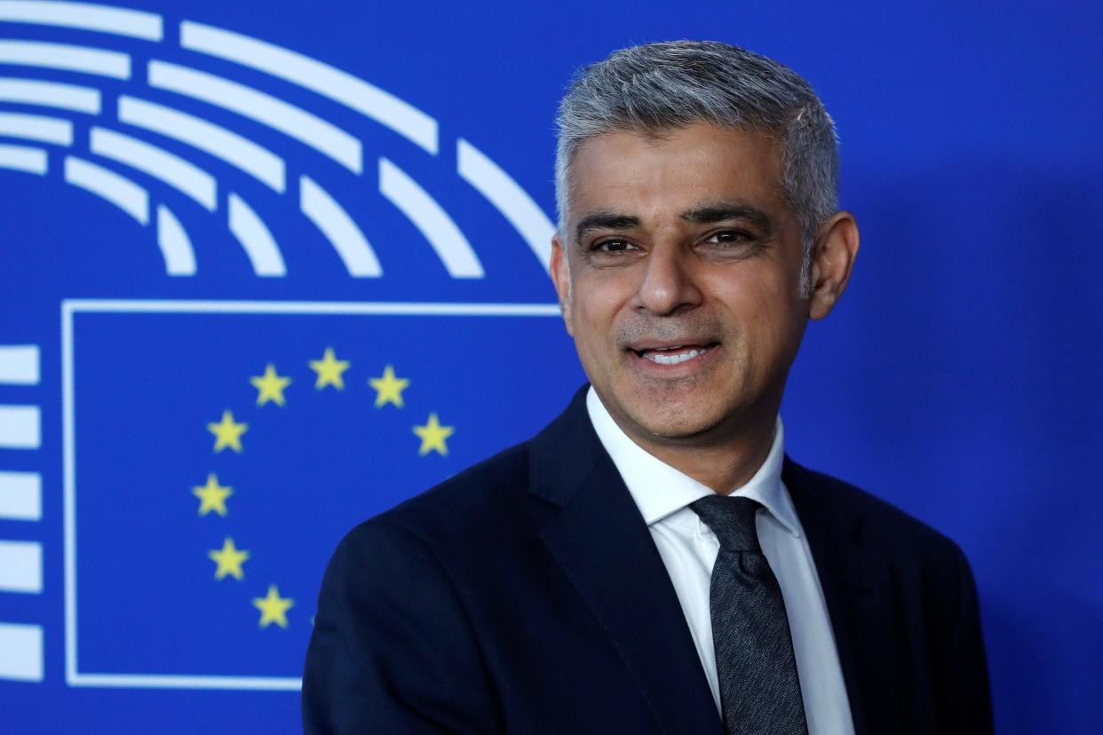 Sadiq Khan said he is 'optimistic' over the UK's chances of staying in the EU: REUTERS