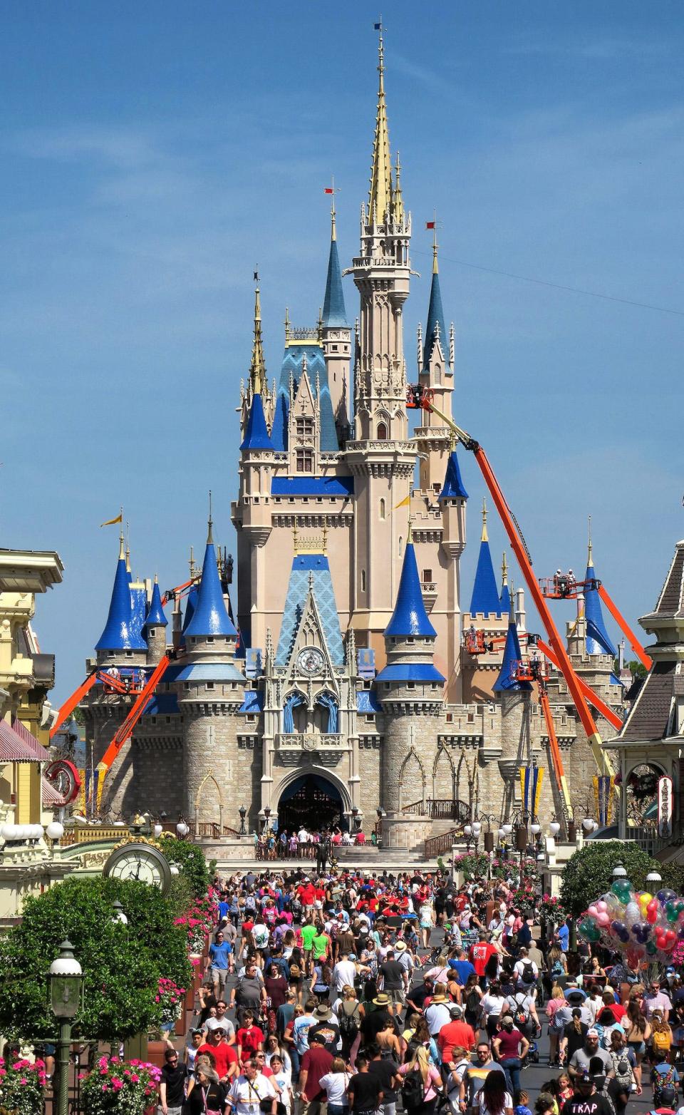 cinderella castle construction