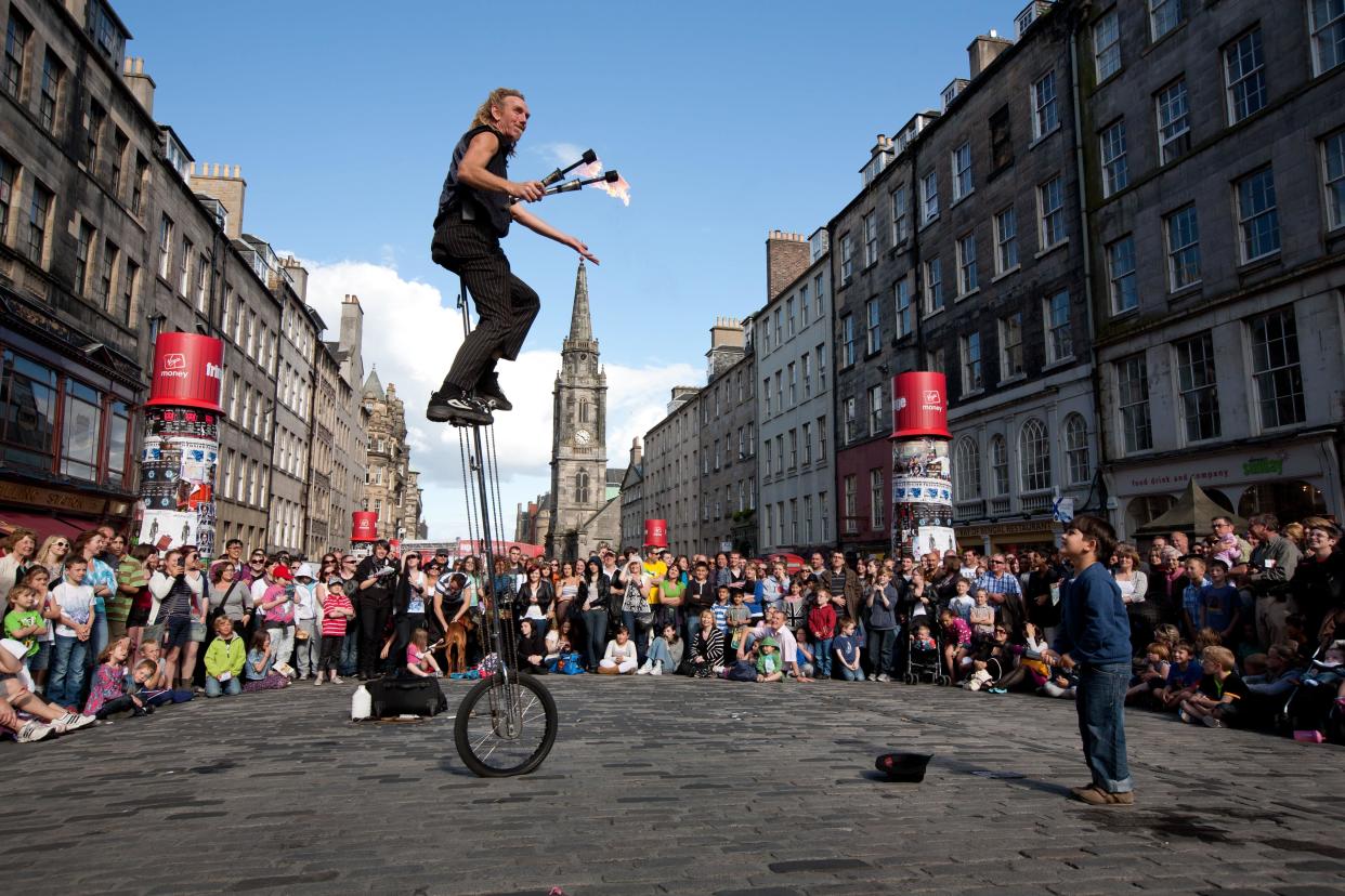 Edinburgh Fringe Festival is the biggest arts event in the world - ALAMY