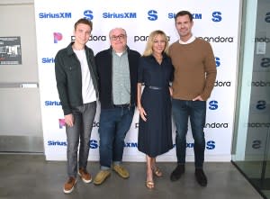 Shane Douglas, Doug Budin, Sutton Stracke and Jeff Lewis at SiriusXM Studios on March 27, 2024.