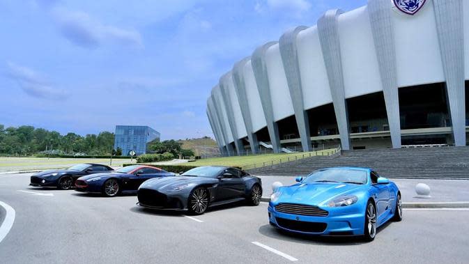 Johor Darul Ta'zim bekerja sama dengan Aston Martin untuk merilis mobil edisi khusus JDT. (JDT via Rasiman).
