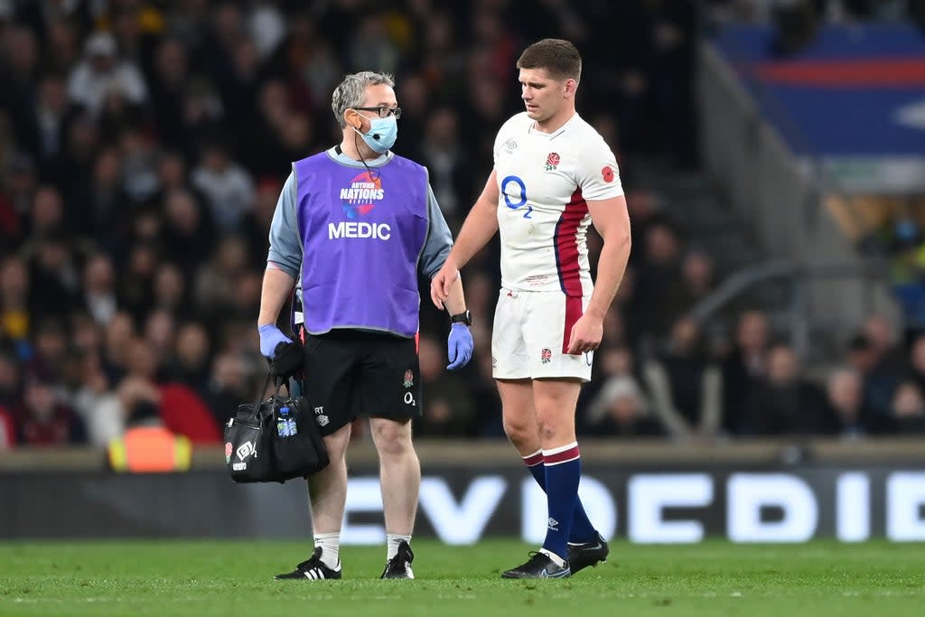 Captain Farrell is out of Saturday’s match at Twickenham  (Getty Images)