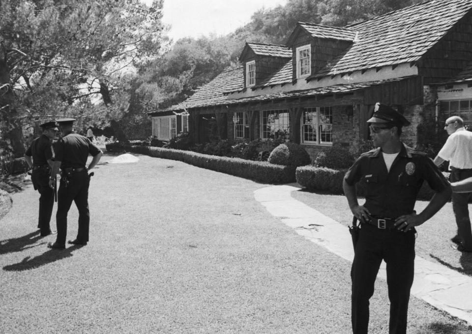 Actor Sharon Tate, who was eight months pregnant, and four other people were murdered at 10050 Cielo Drive in 1969. The house has since been torn down.