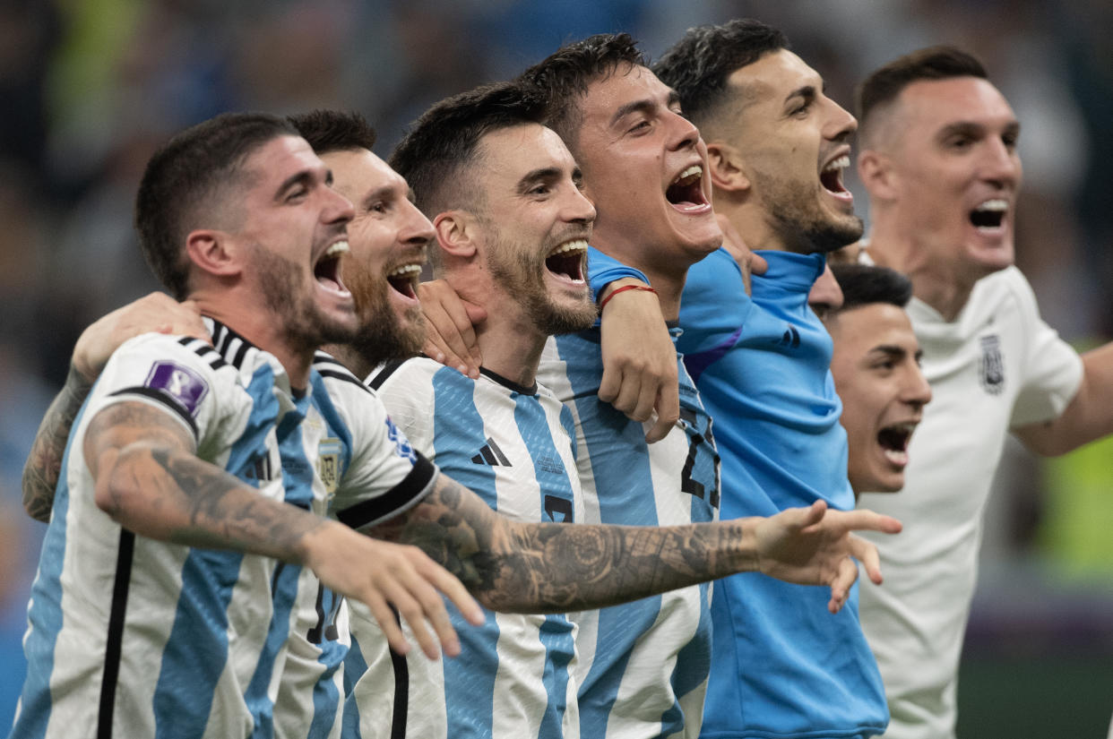 El hijo menor de Messi alienta con una canción a su selección (Foto de: Visionhaus/Getty Images)