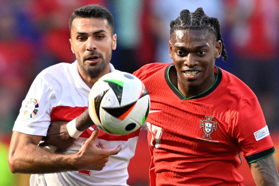 Milan star Rafael Leao suspended at EURO 2024 after two cards for simulation