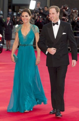 Prince William and his wife Catherine arrive for the British Olympic Team GB gala event in London on May 11. The couple will represent the new generation of royals when they join a carriage procession on June 5