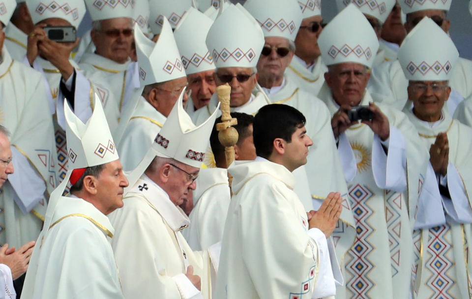 FOTOS: El Papa y su primer gran evento de masas en Colombia