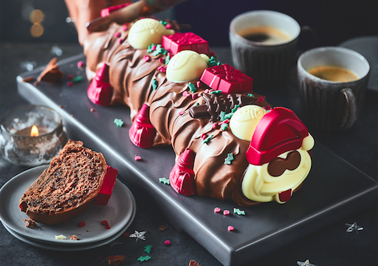 Colin the Caterpillar has been given a seasonal reboot in time for Christmas. (M&S)