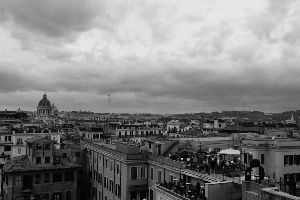 Rome photographed by Ulysses Aoki, as part of the "Flight Crossing" project by Uniqlo.